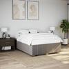 Vidaxl Bed Frame Without Mattress, Taupe, 140X200 Cm, Upholstered