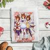 Uma Musume Mejiro McQueen T Shirts for Unisex Unisex Pure Cotton Fashion TShirt Round Neck Tee Shirt Short Sleeve Clothing Classic