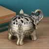 European Style High-Foot Elephant Incense Burner for Dining Room & Living Room