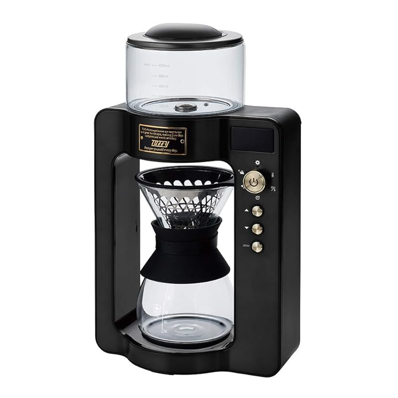 

[Toffy] Custom drip coffee maker K-CM6 (Rich Black) Hand drip reproduction Temperature settings Steaming function Timer function cleaning mode