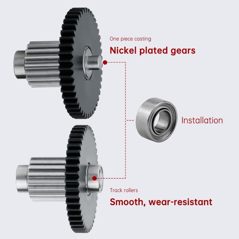 3D Printer Gear Part HGX Extruder Kit High Hardened Steel HGX-extruder For 3/5 Cr10 Printers