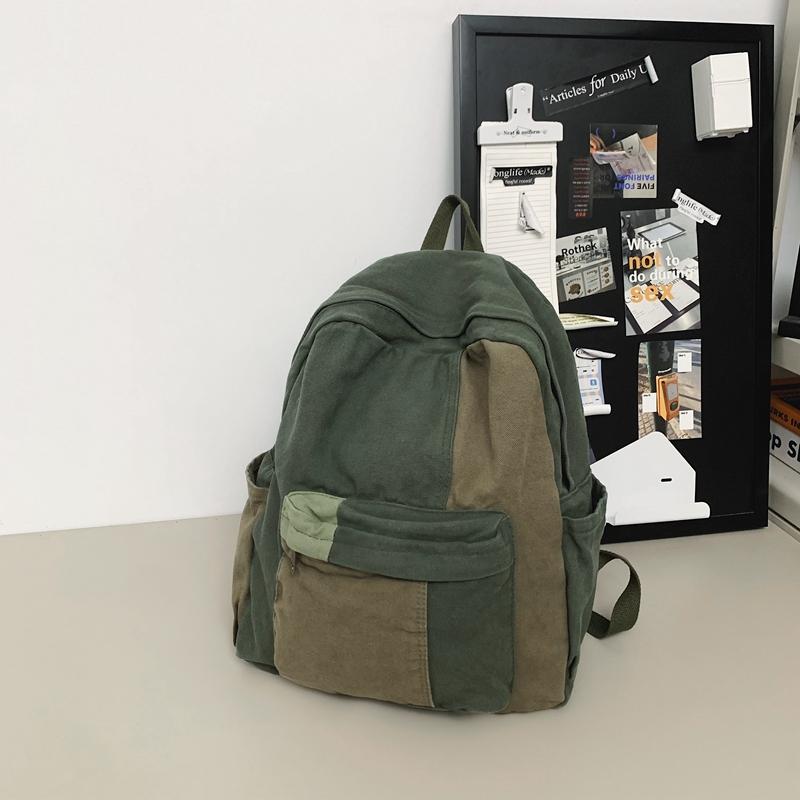 Школьный рюкзак Color Block для женщин — фото 13