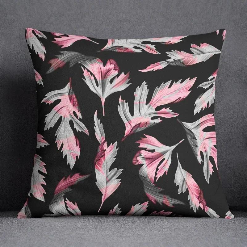 Tropical Flower Series Throw Pillow Decorative Pillow Bedroom Sofa Car Cushion Cover Pillowcase