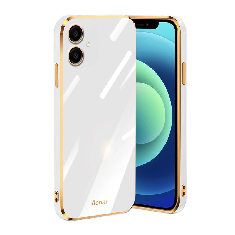For Samsung Galaxy A07 / Galaxy A07S / A08 Case Soft Transparent Plating Electroplate Shining Clear Cover for Samsung Galaxy A07/A07S/A08 Phone Casing