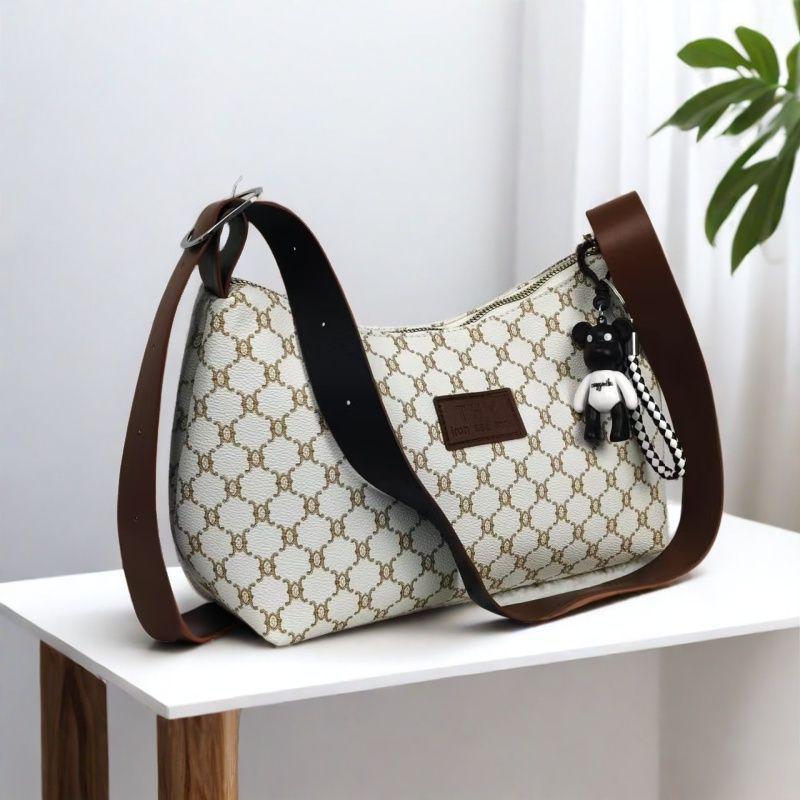 Damen Retro PU Leder Wasserdichte Achselkissen Tasche - Vielseitige Einzelne Schulter Pendler Tasche