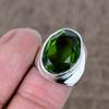 Peridot Genstone Handmade 925 Sterling Silver Jewelry Ring Size 6 KKG-534