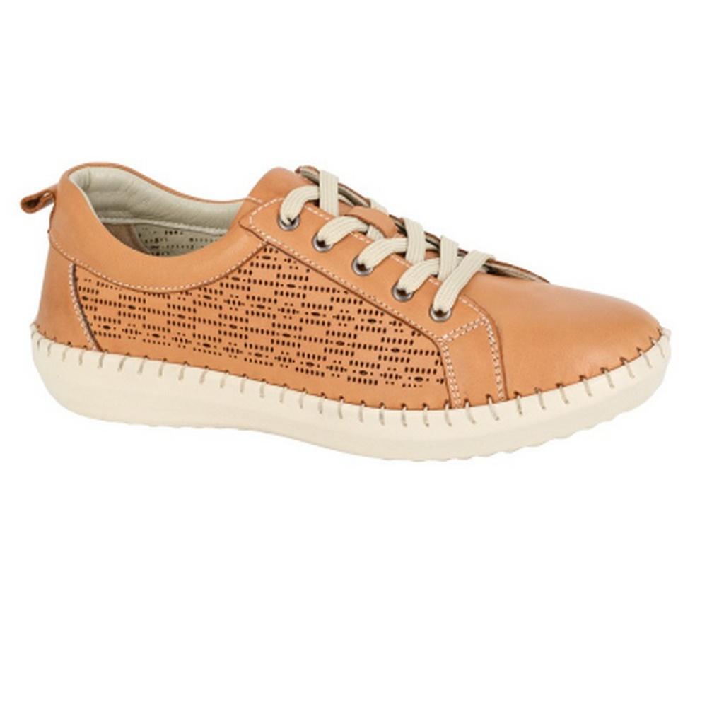Mod Comfys Womens/Ladies Leather Trainers