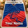 Flannel BlanketBolton Wanderers FC Custom Name Text Personalized Soft Warm Throw Blanket Home Decor Gift