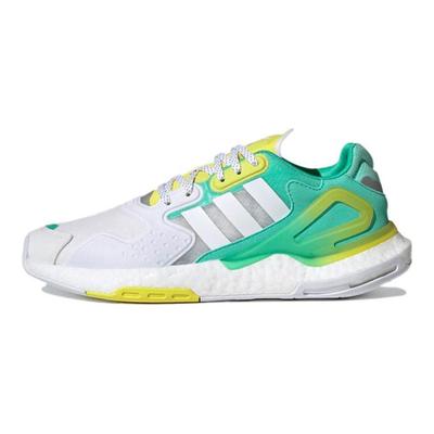 Originals Day Jogger Mesh Suede Absorbție șoc Anti-alunecare Rezistent la uzură Pantofi sport casual cu vârf jos Unisex Adidași Alb Verde GW4913