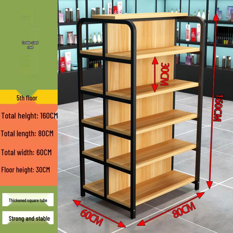 Versatile Multi-Layer Snack Display Rack for Supermarkets and Convenience Stores