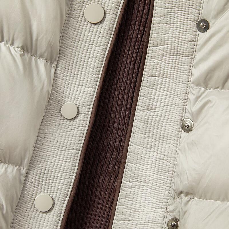 Damen 2025 Winter Stilvolle Rundhals 90% Daunenjacke