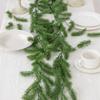 72 Maschen Kiefernblätter Künstliche Pflanzen Weihnachtsbaumdekoration Grasranken Spieße Außenbereich Garten Haus Hochzeit Fotografie Requisiten