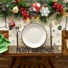 4/6pcs Set Christmas Tree and Snowflake Christmas Ball Pattern Winter Placemats, Seasonal Daily Holiday Decoration, Suitable for Home Kitchen Dining