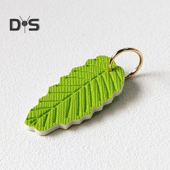 Bag Pendant Keychain Fruit Flower Leaf Shape Charm Keyring Bags Backpacks Phones Imitation Leather Keychain