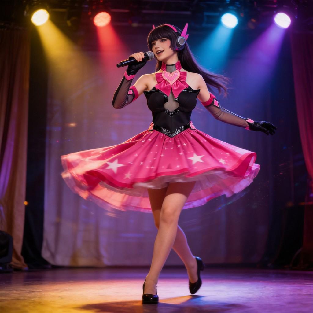 Overwatch Dva Hana Song Cosplay Kostüm Mit Leinenstoff Für Anime Fans