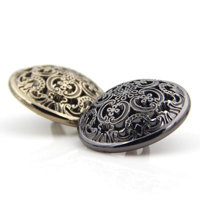 5pcs Hollow Metal Buttons Small Suit Coat Buttons Women'S Clothes Buttons Coat Buttons Gold Buttons