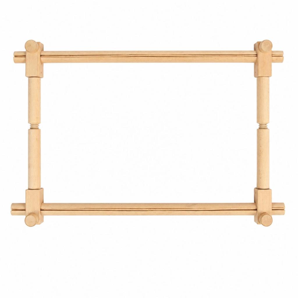 Stitching Holder Smooth Wooden Cross-Stitch Embroidery Frame