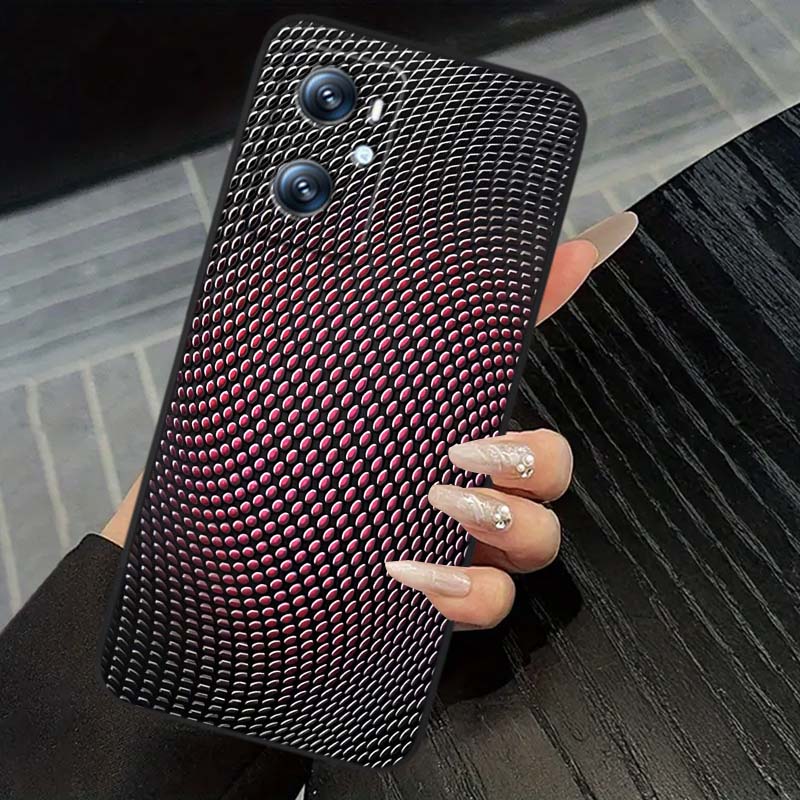 Creative metal style pattern For OPPO Reno 5 6 7 A96 A40 A58 Realme GT A74 A78 Neo2 A74 A78 Find X5 X3 X7 X8 Black Phone Case