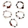 Hip-hop Trend Adjustable Bracelets Bones Stars Beaded Ceramic Puppy Bracelets Cool Girl Temperament Fashion Jewelry