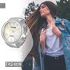 Women's Creative Finger Ring Watch Arabic Numberals Quartz Watches Elastic
