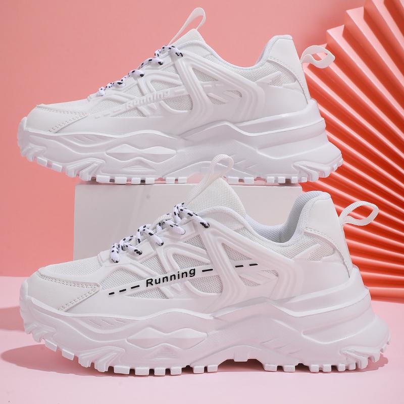 Shoes For Men Women's Chunky White Luxary Sneakers Ladies Running Casual Shoes Fashion Light Male Tenis Sports Fitness Footwear