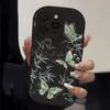 Butterfly Is Suitable for The Apple 16pro Phone Case, 15promax Matte 14plus13 Anti-drop 12mini
