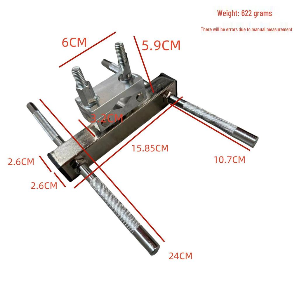 Percussion Mount: Drum Rack Adapter, Stand for Cowbell, Wood Block, Wind Chime & Cymbal with 2-Post Clamp