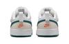 Nike Court Borough Abrasion Resistant Low top Skateboard Shoes Gray White Green Infant And Toddler BQ5453-017