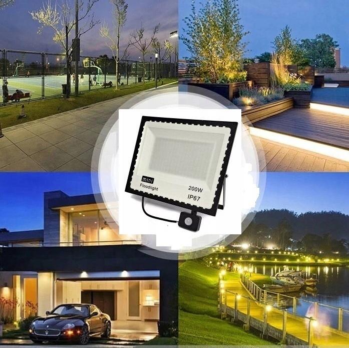 Halogen Led With Motion Sensor 200W Ip Floodlight