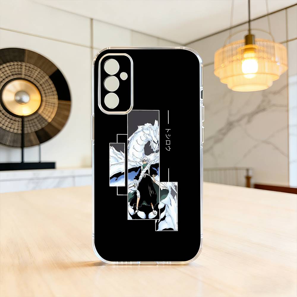 Toshiro Hitsugaya Ice Dragon Bleach Anime Phone Case For SamsungA10,12,20,21S,30,31,40,50,51,52,70,71 Transparent Cover Samsung a70