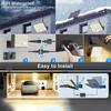 172 LED Solar Light Outdoor Waterproof with Motion Sensor Floodlight Remote Control 3 Modes for Patio Garage Backyard