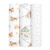 aden anais 2022 Zodiac Tiger Set of 120x120cm Muslin Cotton Newborn Baby ASWC30007J + Swaddles, 3, Swaddles, Gift,