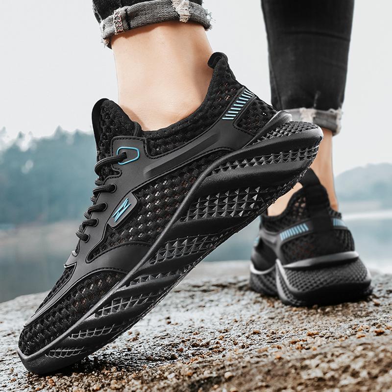 Sommer Herren Freizeitschuhe Mode Leicht Herren Laufschuhe Walking Sneakers Mesh Atmungsaktiv Männlich Jogging Sportschuhe