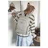Women Large Capacity Multi Pocket Nylon Backpack with Adjustable Straps for Commute Travel