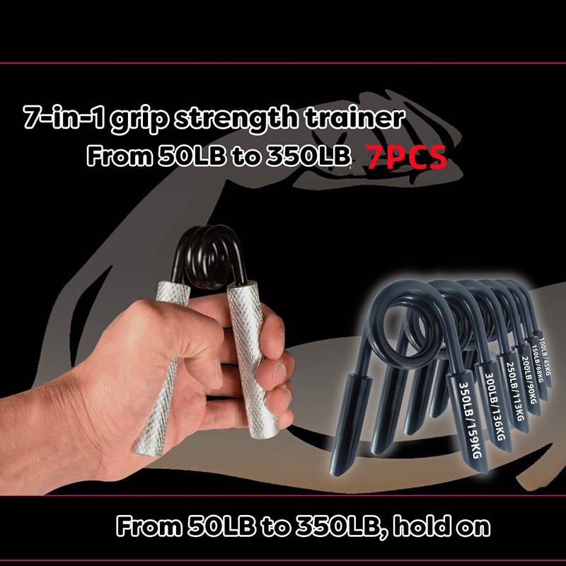 50-350LBS Metal Hand Grip Heavy Duty Resistance Squeezer Collection Finger Strengthening Training Rehabilitation Dexterity Endurance