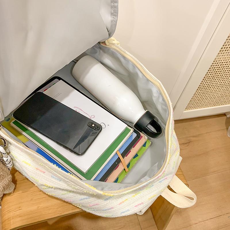 Plecak Szkolny dla Studentów Damski o Dużej Pojemności Wzór Psa Plecak na Komputer