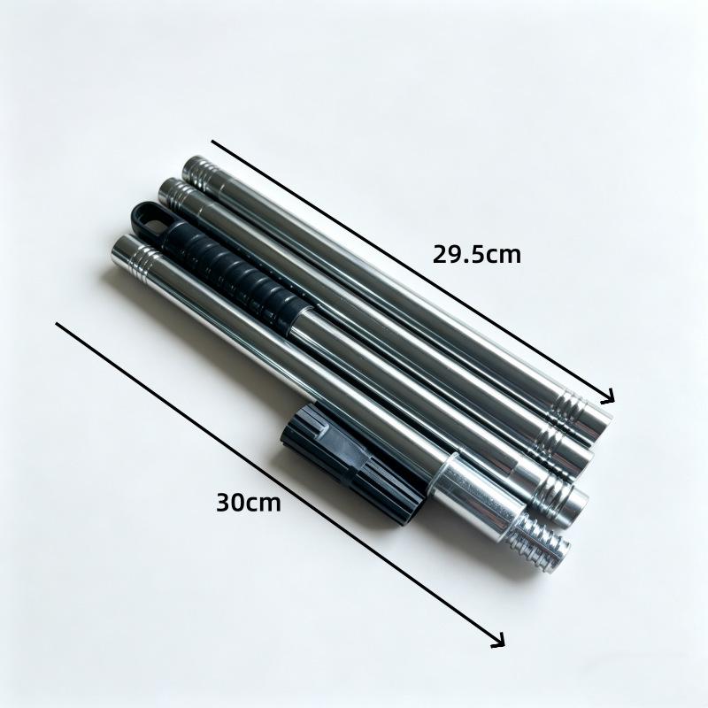 Stainless Steel Telescopic Roller Rod with Detachable Head and Sandpaper Holder