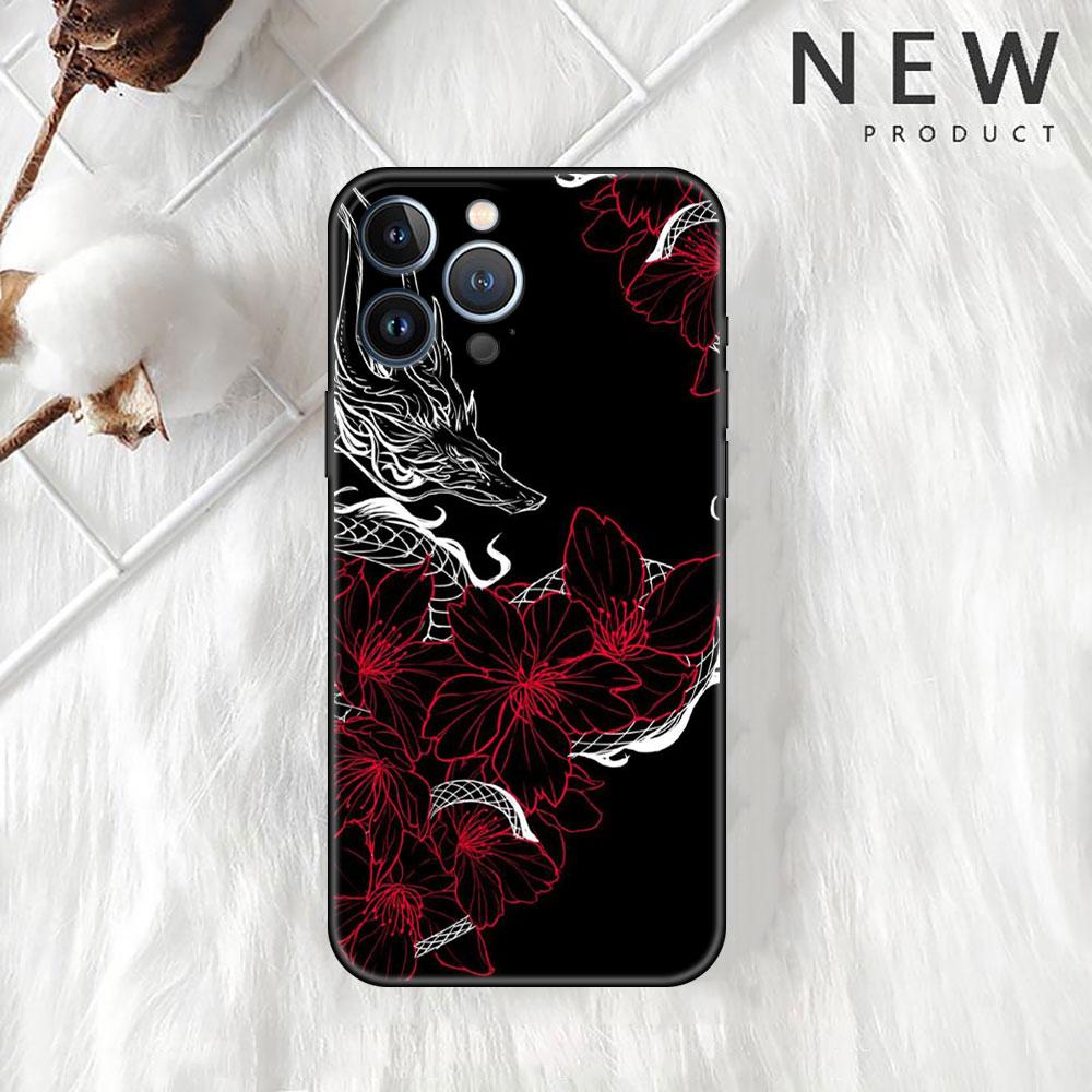 

Прохладный чехол с изображением дракона для Apple iPhone 14 Pro Max 13 11 12 Mini SE 7 8 Plus X XS 6 6S, силиконовый чехол для телефона, мягкий чехол из ТПУ iPhone 6 6S Plus