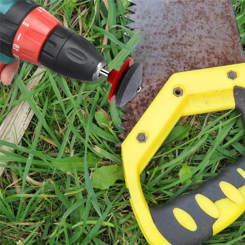 

3PCS Lawnmower Dull Blade Sharpener,Lawn Mower Blade Sharpener Tool,Blade Sharpeners,Lawnmower Blade Sharpener Kit червоний