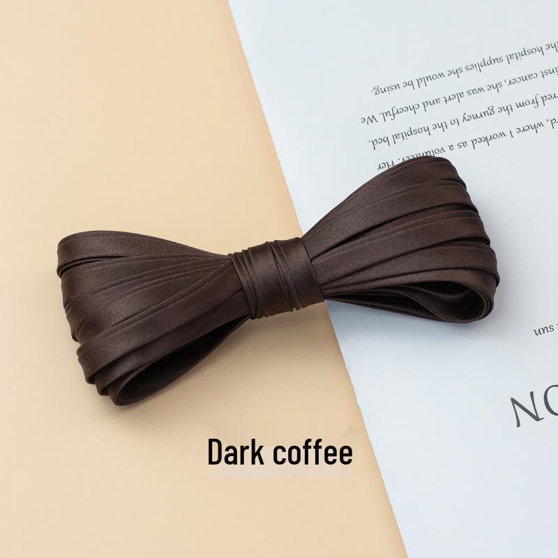 Hengmeihe Cheongsam 1cm Piping Trim: Four-Fold Non-Iron Imitation Silk Hemming Ribbon