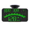 Smart HUD LED Screen High Definition Speed Alarm Multifunction GPS Speedometer Universal 5V for