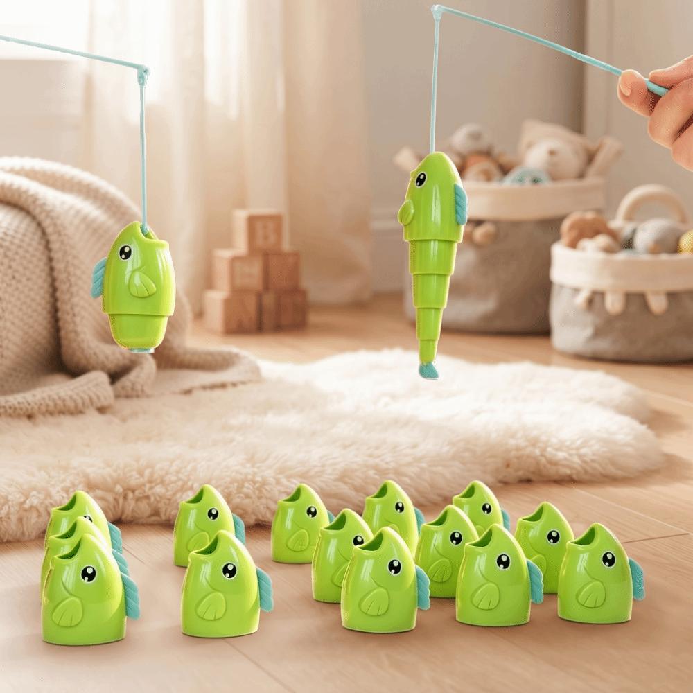 Stretchable Fish Fishing Game Toy Cartoon Fish Catching Game Kid Fishing Master