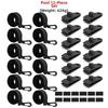 1/6Sets Windproof Heavy-duty Pool Solar Cover Universal Fixed Rope&Clip New Reel Attachment Kit