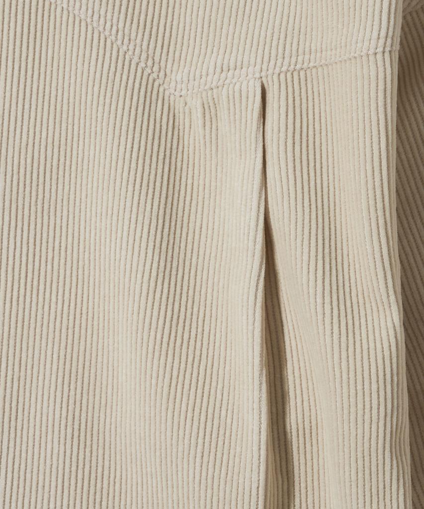 DIAMOND LAYLA Western Corduroy Washing Shirt S164 Cream Bone