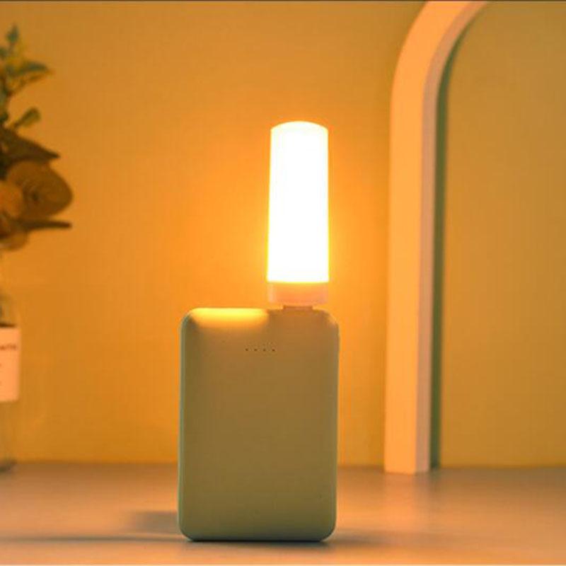 Protable USB 5V Effect Night Light Lamp LED Flame Flashing Candle Book Lamp for Party Lighting
