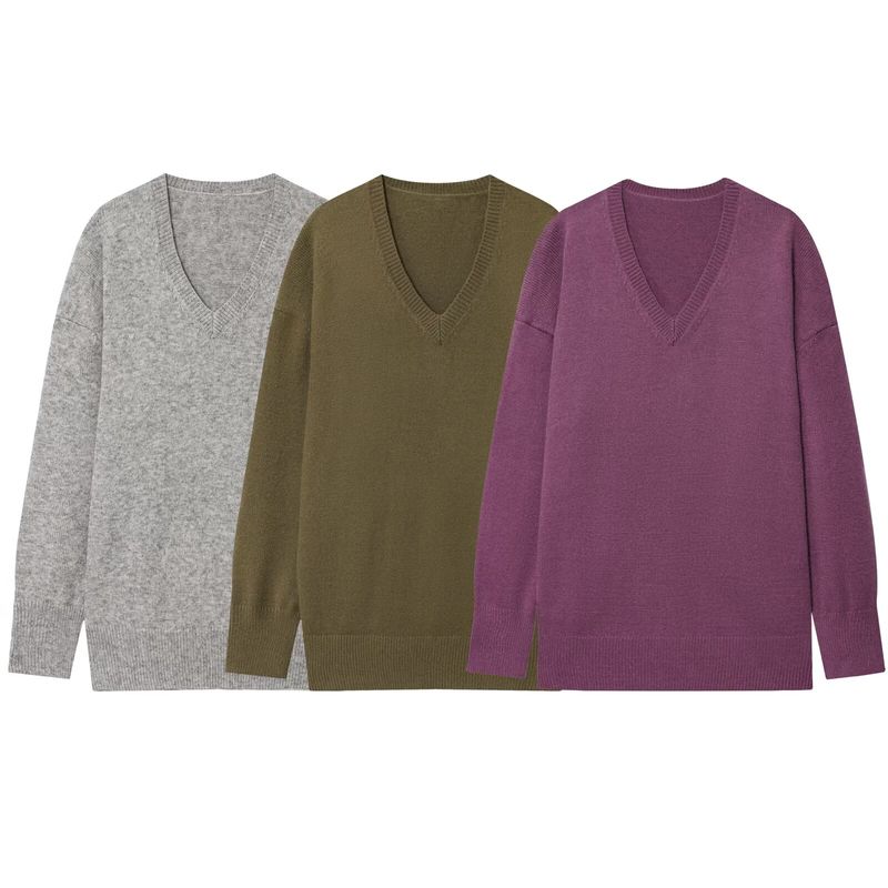 Za New Fall Women's Clothing 2025 Fashion Style Export Fashion All-Match Blend Loose Knitwear 2893115