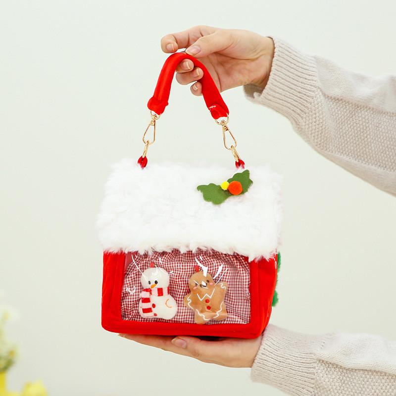 Bag Plush Christmas Toy Cartoon Girl Child Bedroom Decoration Bag Messenger