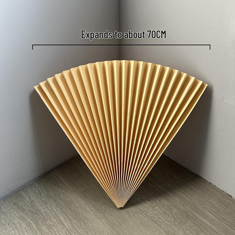 Roter halbkreisförmiger Bambuspapierfächer für Hochzeits- und Eventdekoration