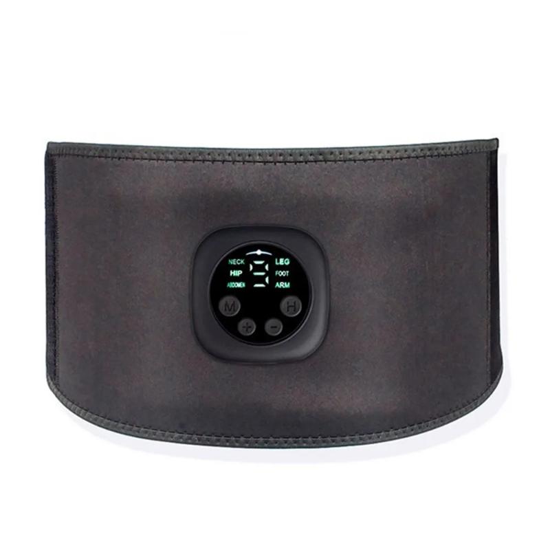 EMS Fitness Muscle Stimulator Electric Slimming Belt Lose Weight Fitness Massager Fat Burning Waist Trainer Abdominal Belly