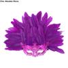 Neuheit Feder Maskenball Maske Mode Persönlichkeit Halloween Maske Lustig Leicht Cosplay Maske Ostern Karneval Party